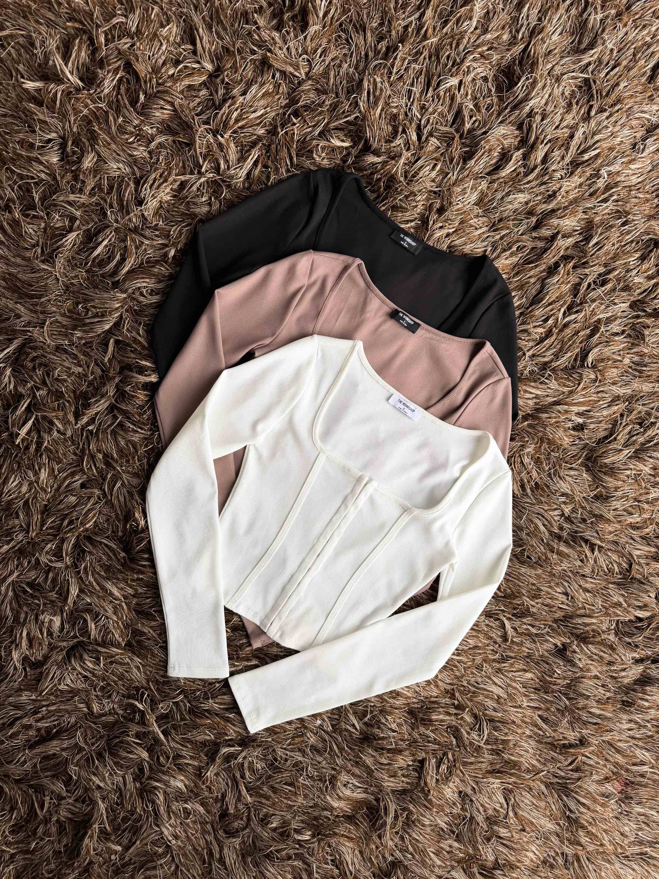 Blusa tipo corsé