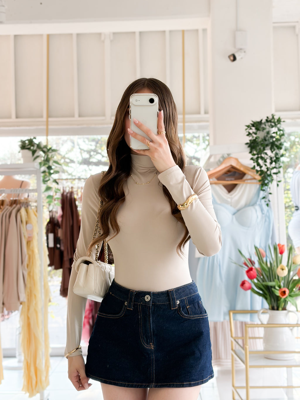 Blusa cuello tortuga
