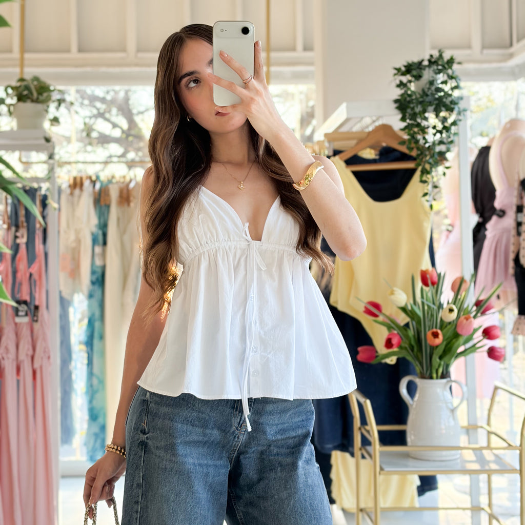 Blusa pecho ajustable