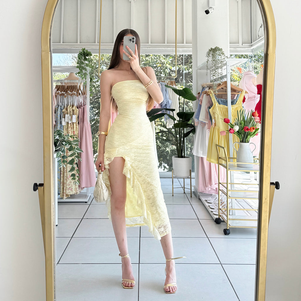 Vestido encaje olan