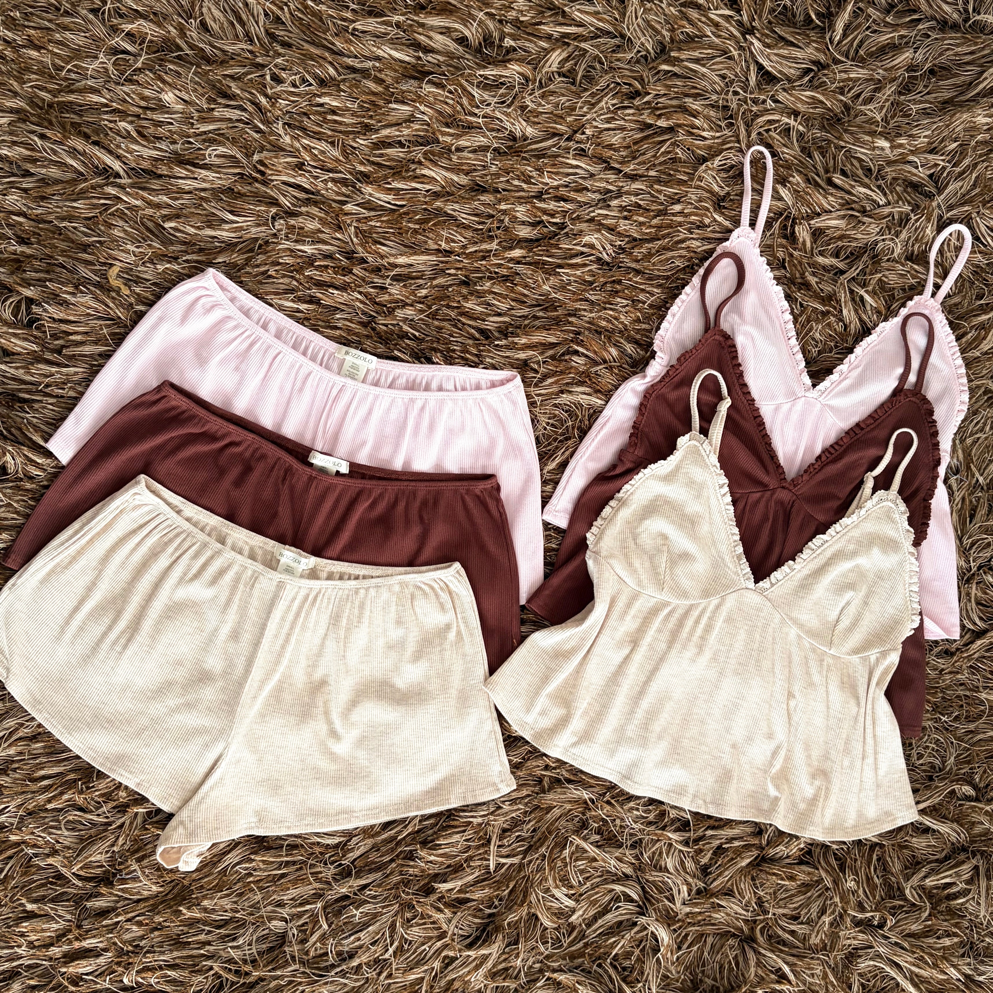 Pijama acanalada