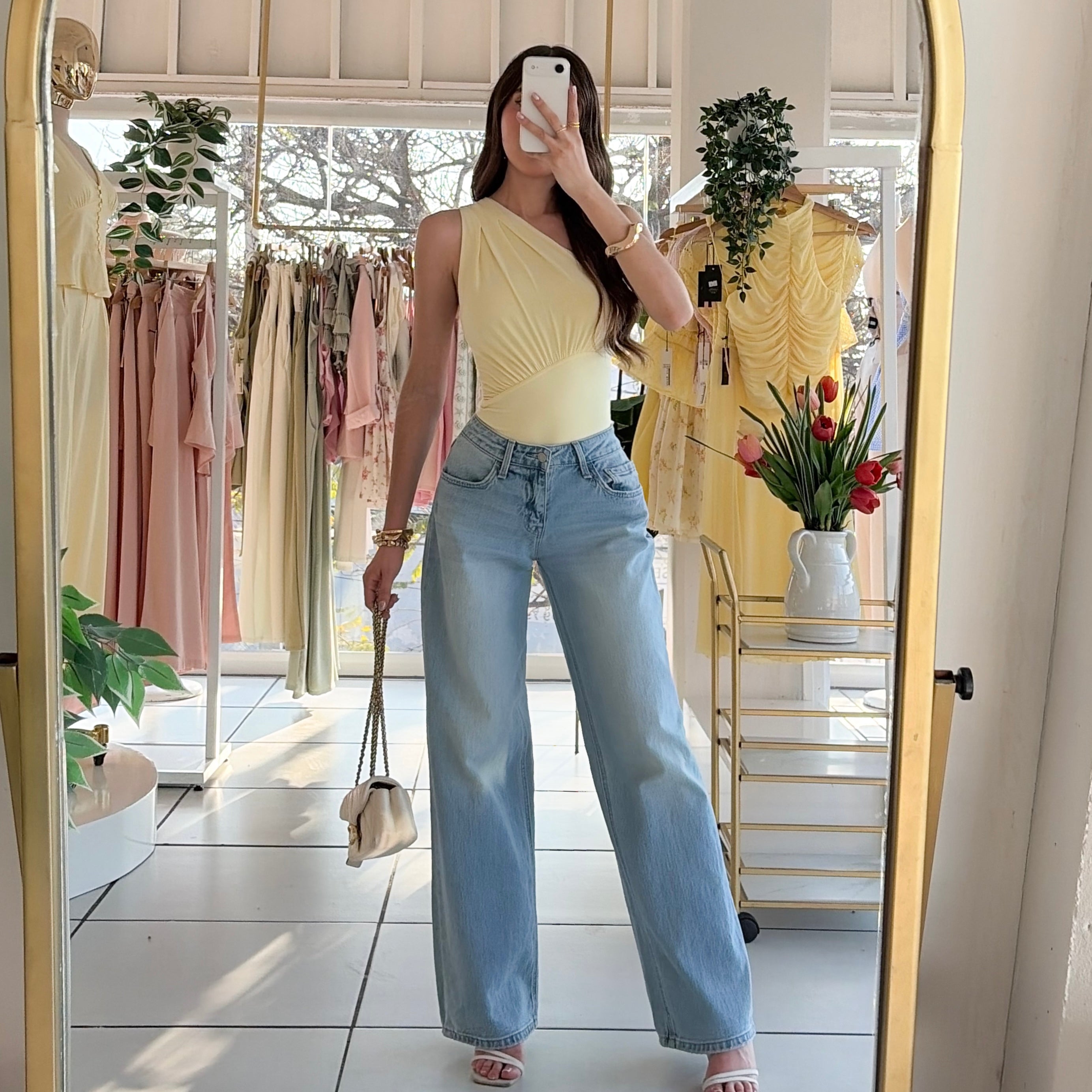 Pantiblusa 1 tirante plizado