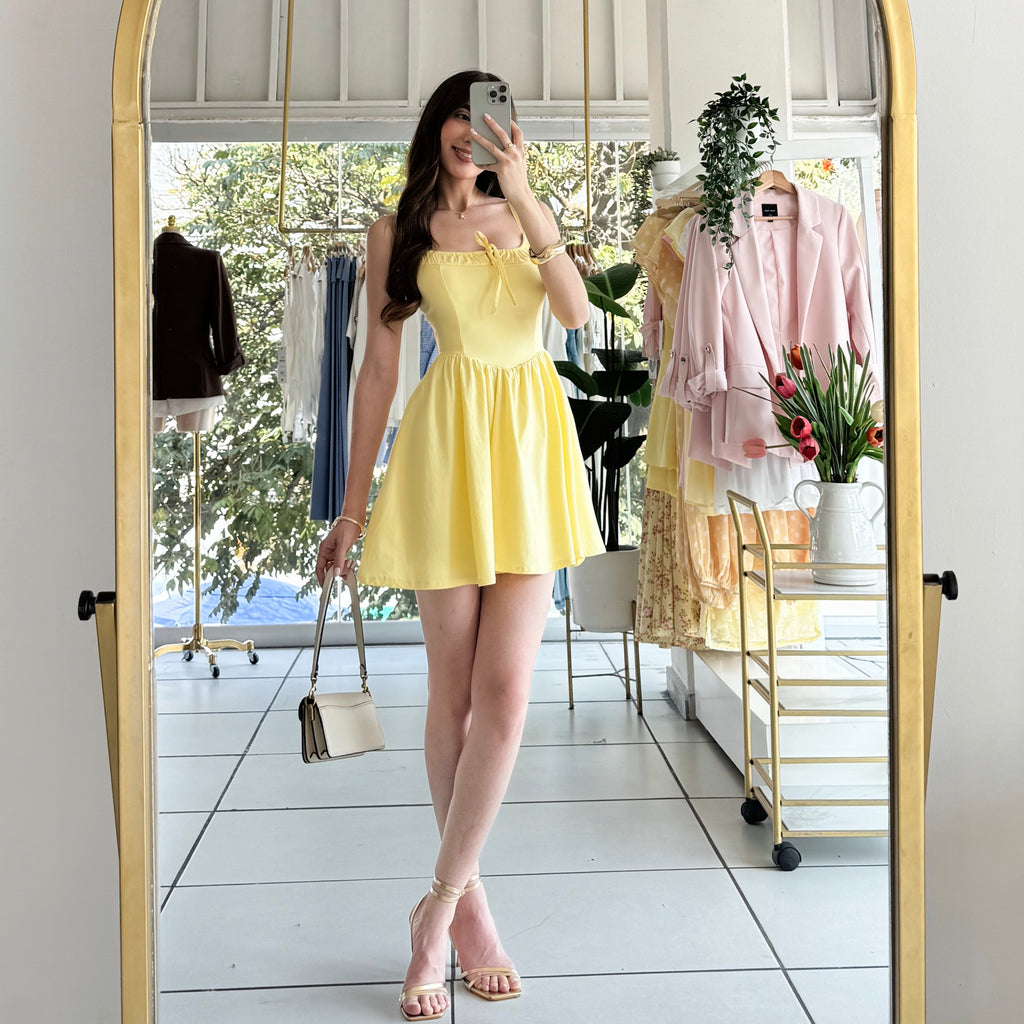 Vestido Ampon moño