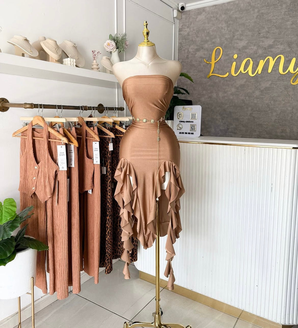Vestido vaquero tiras