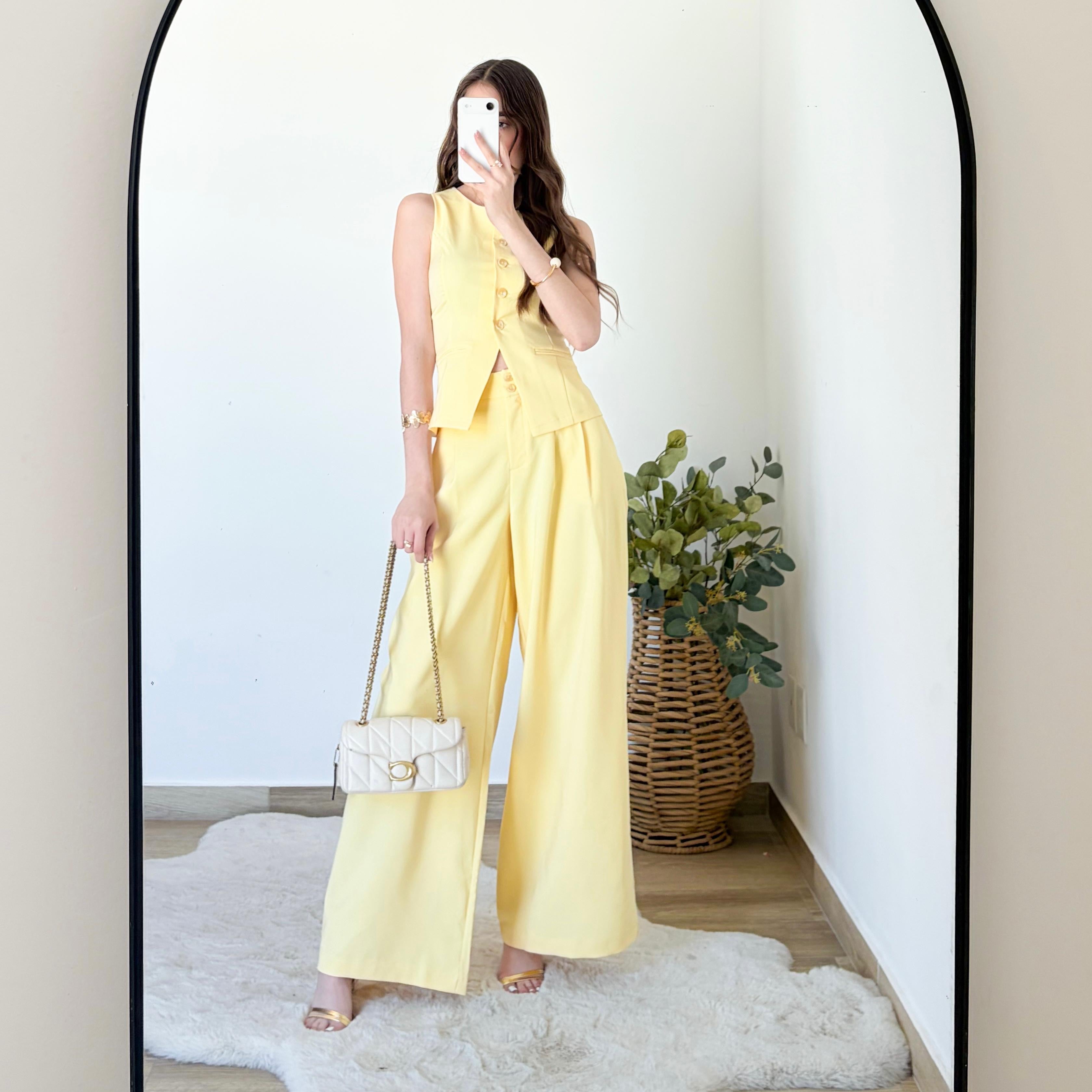 Set de vestir chaleco pantalón