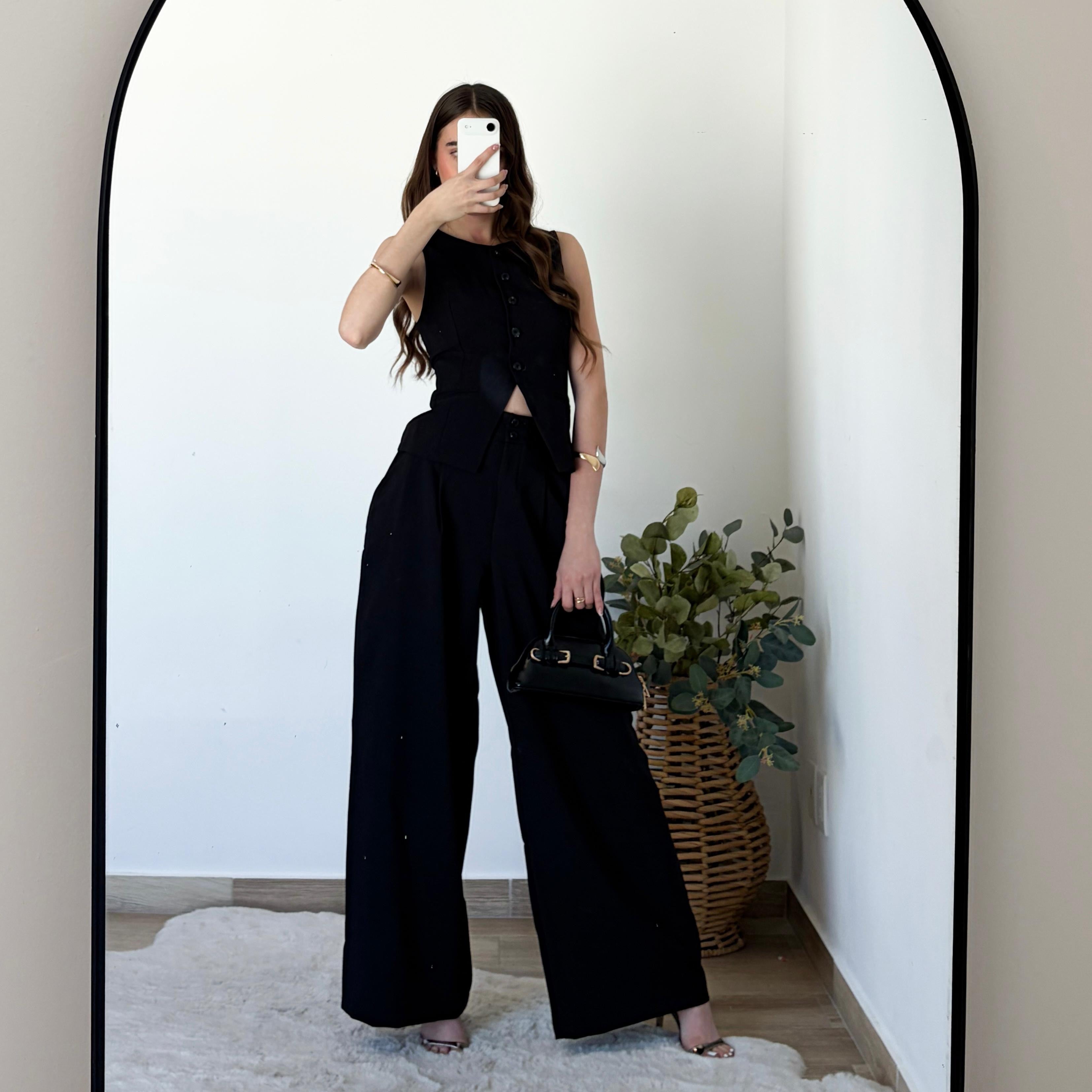 Set de vestir chaleco pantalón