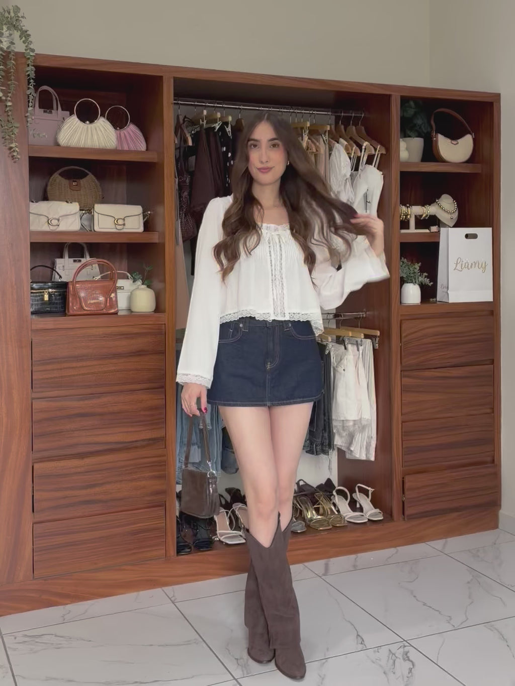 Blusa detalles encaje